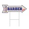 Signmission Barber Shop 2 Arrow Yard Sign Funny Home Decor 36in Wide C-ARROW12-999956 - alternate 1